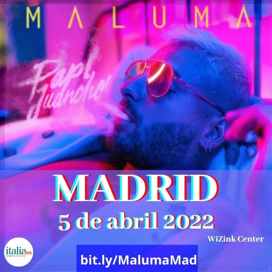 Maluma Madrid Locandina