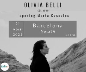 Olivia Belli en concierto en Barcelona - Opening Marta Cascales @ Nota 79